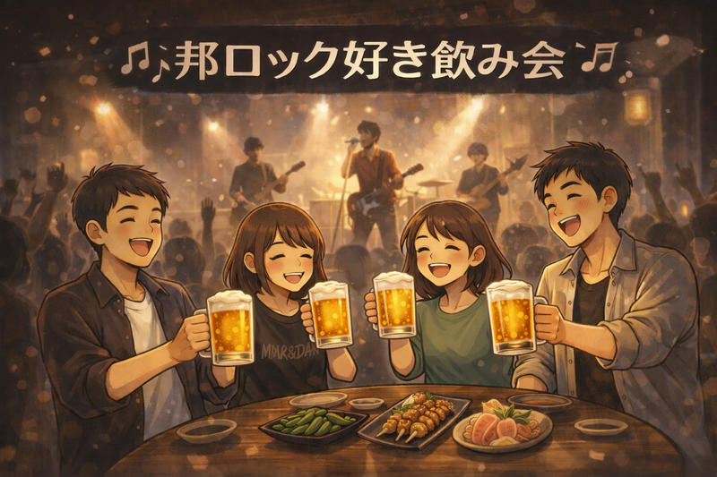 当日◎現13名🎤邦ロック・フェス好き行ってみたい🎵趣味友飲み🍻【25-36歳1人参加限定】ノンアル.途中参加