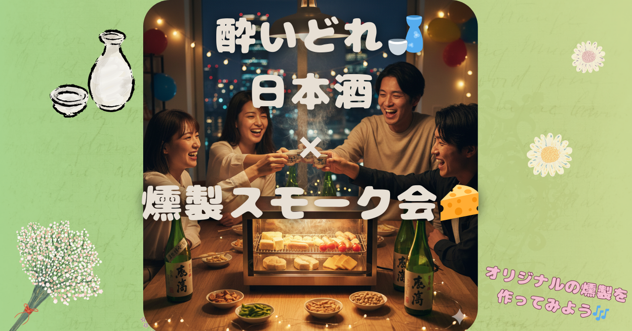 【✨20代中心✨】酔いどれ🍶 升酒 日本酒× 燻製スモーク会🧀vol.3