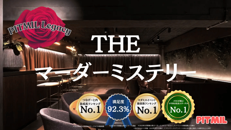 180分のマダミス会🔰初心者・未経験者大歓迎🔰【スナック＆ドリンク飲み放題付き（お酒有）】PITMIL Legacy