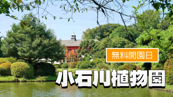 ＜無料公開日＞小石川植物園で新緑散歩を楽しもう！