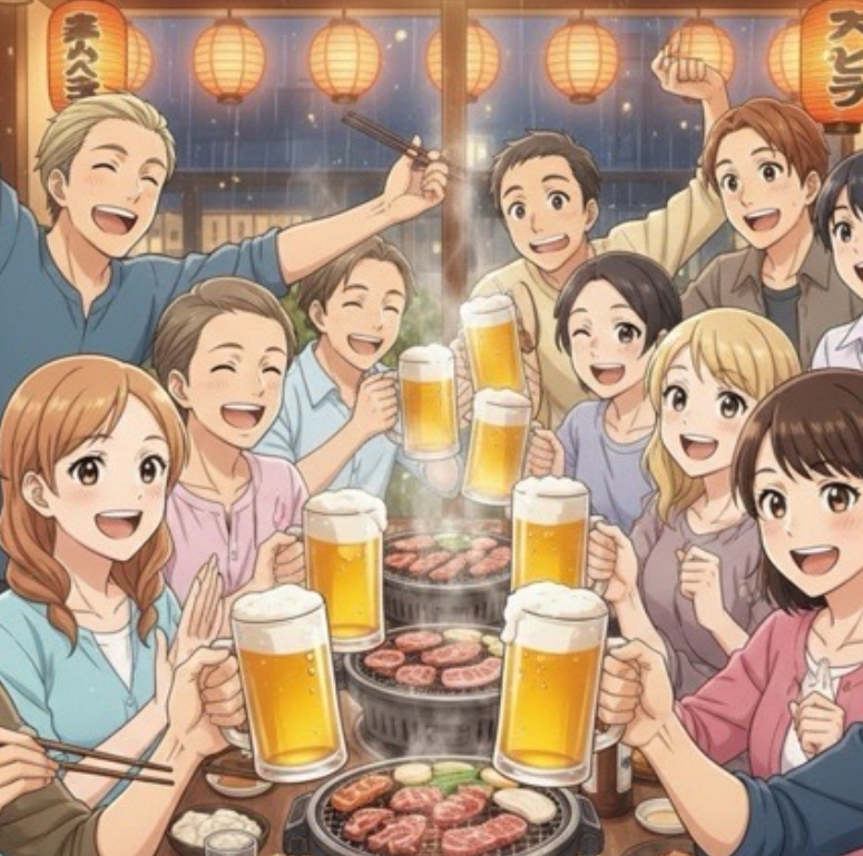 【20歳〜29歳♪(男女共催👫)】華金に新宿で鶴橋焼肉を食べよう🥩🔥
生ビール付き飲み放題🍻