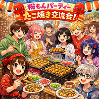 【お1人様大歓迎！】粉ものパーティー🐙♡