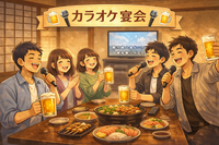 現8名【増枠】🎤昼呑み✖️カラオケとご飯飲み放題！ノンアル🙆新宿🎉【25-36歳1人参加限定】途中参加OK！採点❌