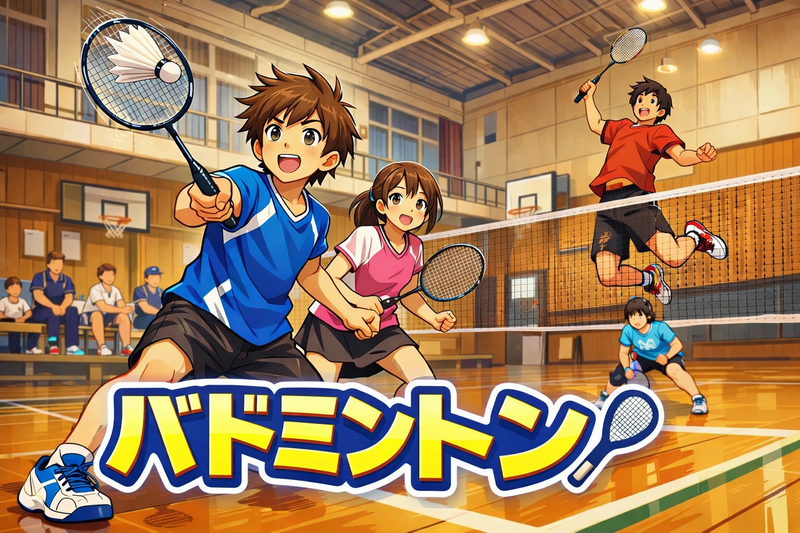 急募【2/1(日)港区芝浦🏸】初心者・久々さん大歓迎！ゆるっと楽しむバドミントン✨