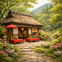 【都内秘境散策🚶】"都内唯一の渓谷"でゆっくり探索＋渓谷の茶屋でスイーツ