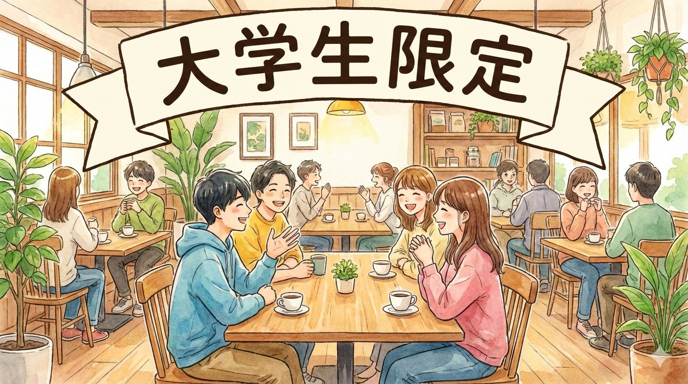 「世界が広がる1杯を。大学生限定・カジュアル交流イベント」