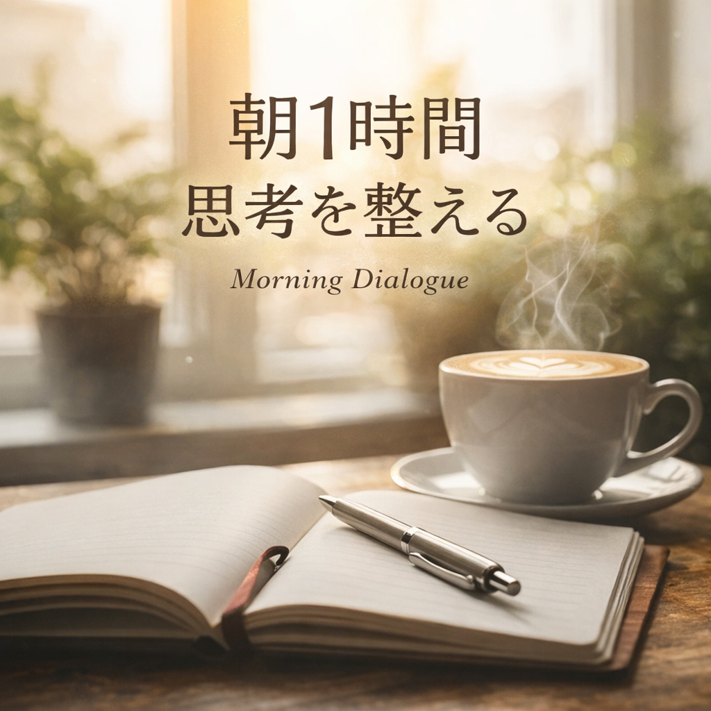 朝の1時間で思考が整う少人数・朝活対話会 in新宿