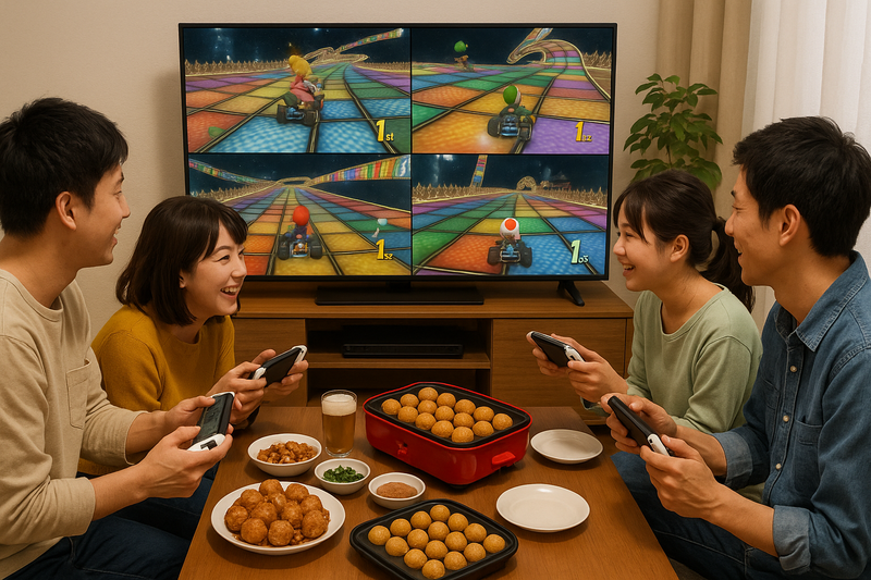 【現在8名】たこ焼きパーティーしながらマリカーしましょう