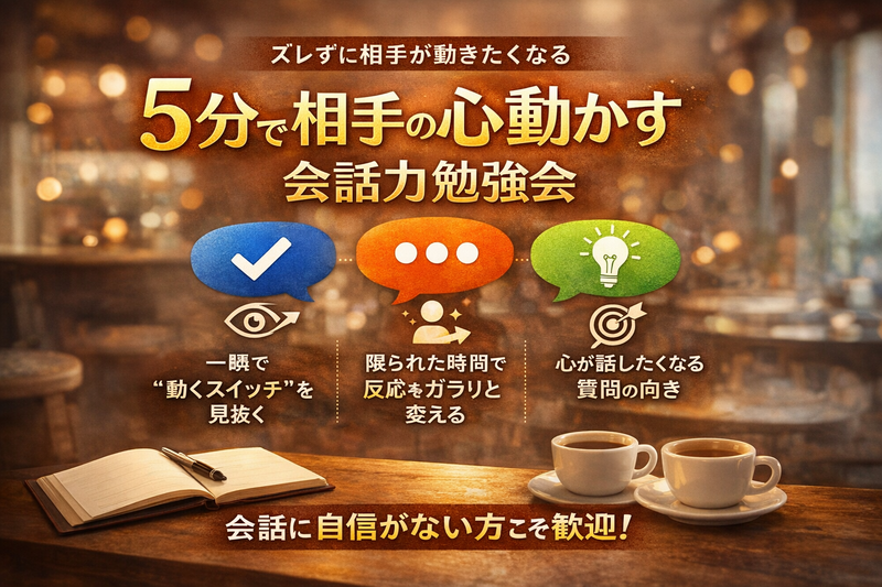 同じ発言なのに、なぜこの人は喜んであの人は黙るのか？を解き明かす勉強会