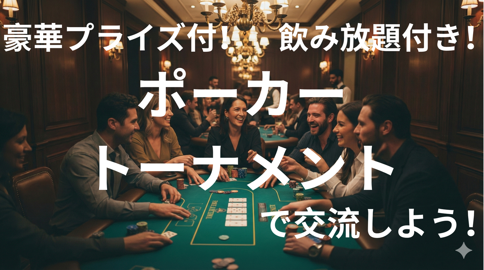 【春分の日】ゆるポーカートーナメント♠️ お酒飲み放題🍺豪華プライズ付き⁉️