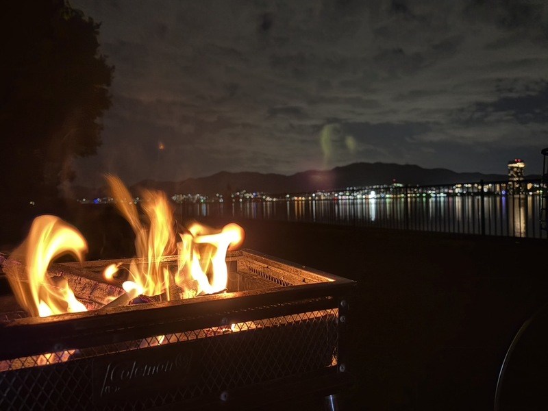【2/15】琵琶湖湖畔で焚き会🔥