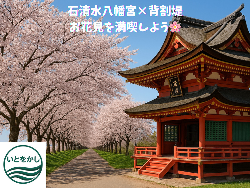 石清水八幡宮×背割堤　お花見を満喫しよう🌸