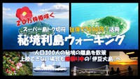 究極の日帰り旅！？激安切符往復7千円！秘境２０万本の椿咲く 『利島』 