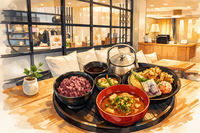 【女性主催🌼】オシャレな店内で健康的な定食を食べに行きましょう✨