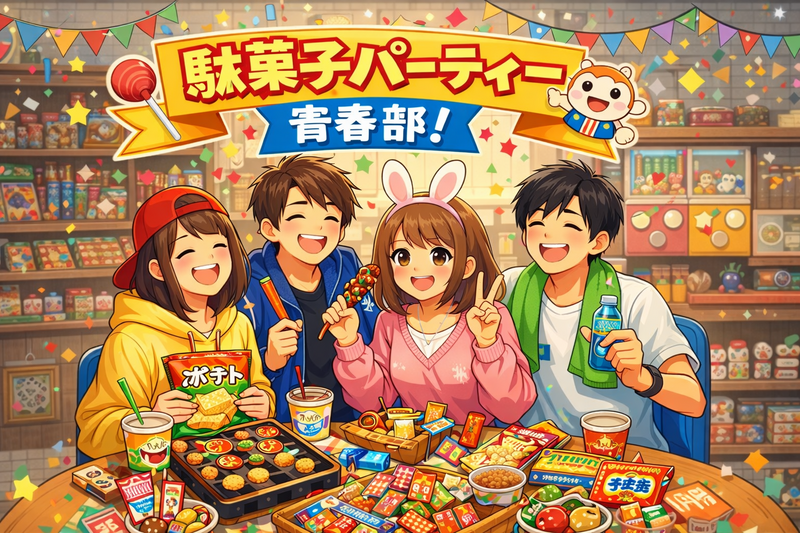 ❣️飲み放題❣️【 🍭大人の駄菓子祭り🍬 】新宿/駄菓子食べ飲み放題/初心者歓迎！《 女性主催 》