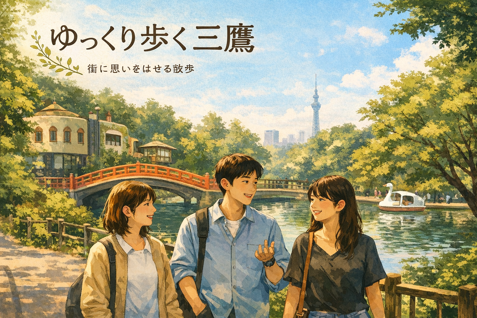 【街に想いを馳せる小旅行in三鷹】三鷹街ぶら探訪🎐おしゃれカフェ巡り＆さんぽ体験｜初心者＆一人参加歓迎