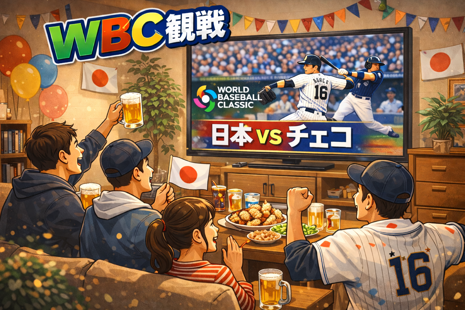 【WBC観戦】3/10(火) 日本vsチェコ⚾️📣