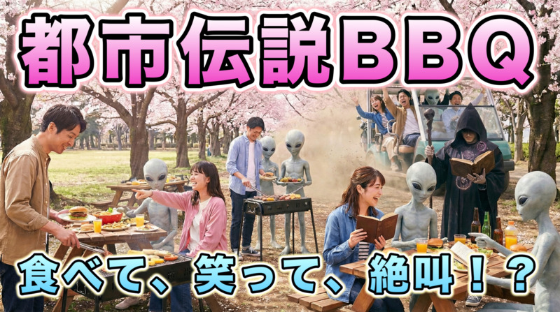 【多摩】都市伝説ツアーズ&お花見BBQ♪桜の下で幽霊と乾杯!?ドキドキ遺構探検で楽しく繋がろう!★初参加歓迎