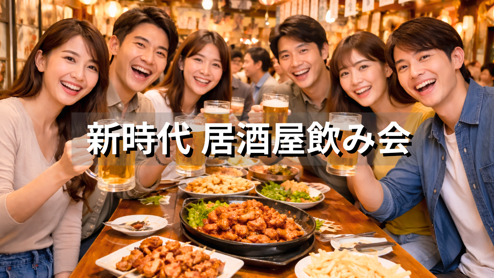 新宿🍺新時代🍺居酒屋飲み会✨コスパ◎💰早割あり✨女性の参加歓迎!年齢問わず参加歓迎