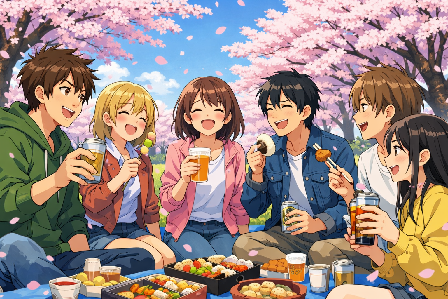 桜と共に【お花見会🌸】初参加も大歓迎です♪