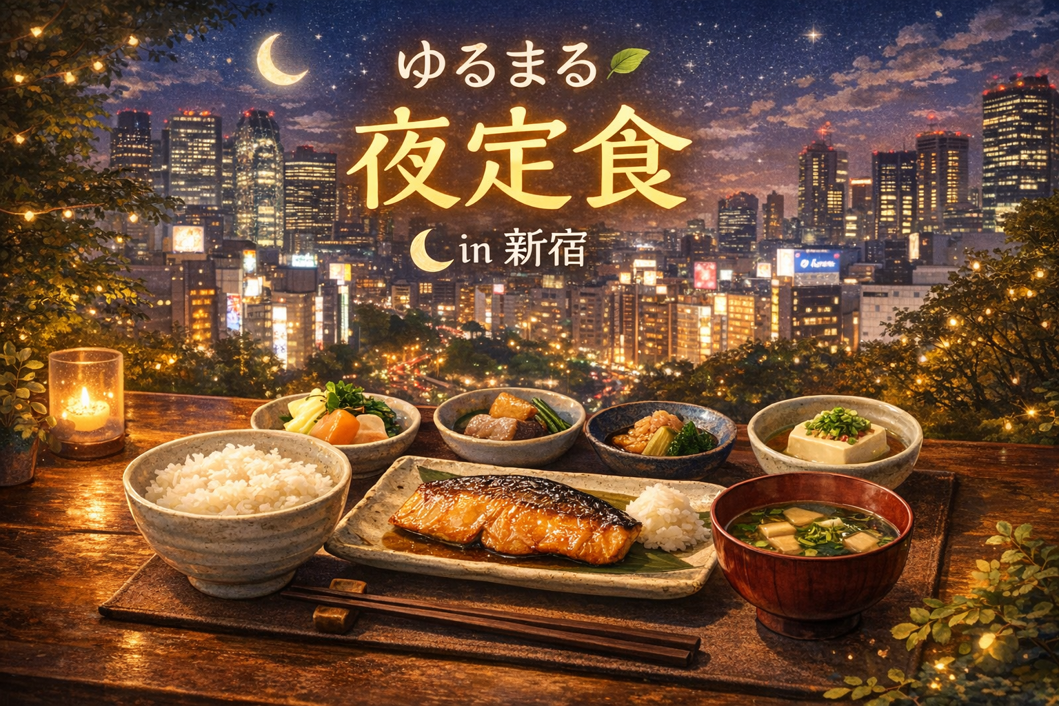 🌙 ゆるまる🌿.∘ 夜定食 in 新宿
【女性主催】【20〜30代社会人限定】