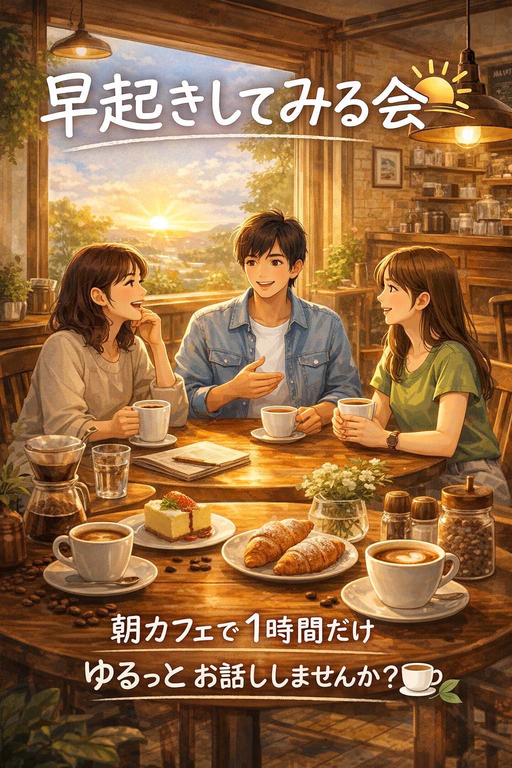 ☕Morning 早起きしてみる会