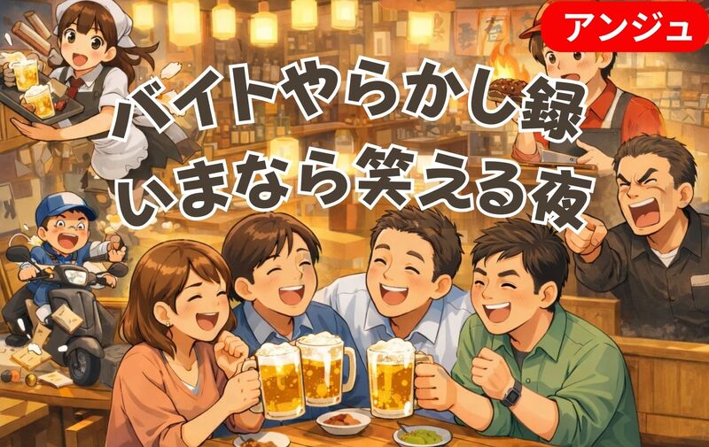 あの頃のバイト仰天❢エピソード飲み会～時給750円の思い出～男性一旦〆切