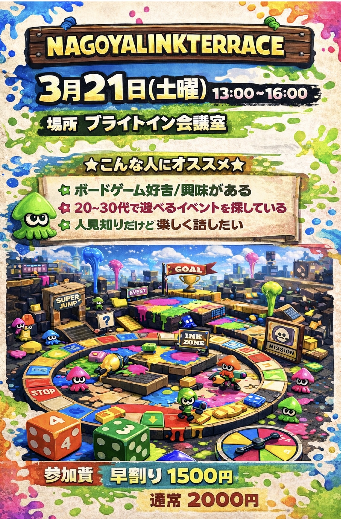 NAGOYALINKTERRACE ボードゲームイベント