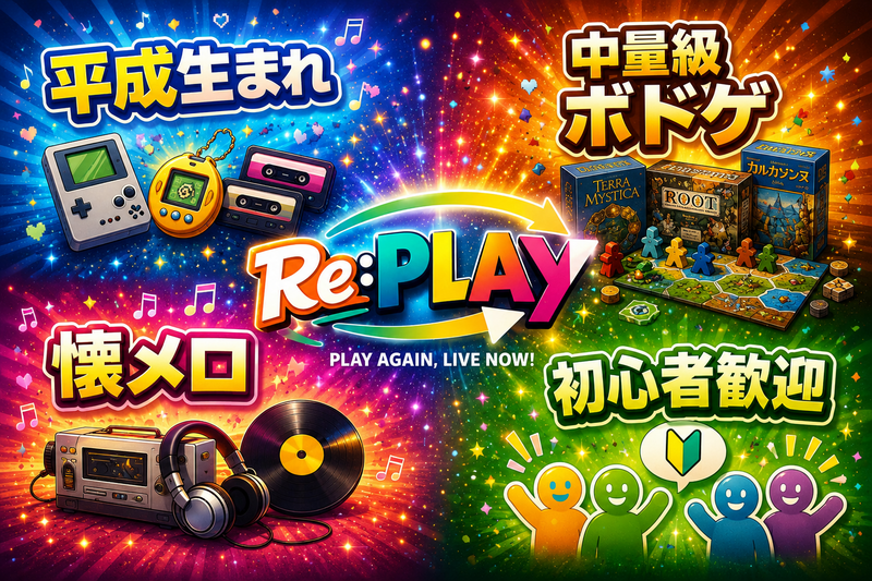 日曜は昼から晩まで
中量級メインの同世代ボドゲ会！！