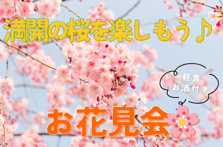 満開の桜を楽しもう🍻〜お花見会🌸〜