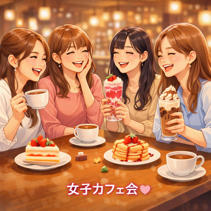 【初参加・一人参加大歓迎】🎀カフェ女子会🎀☕️✨