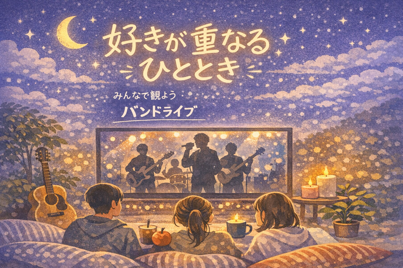 【1人参加歓迎！】
🌙 好きが重なるひととき｜バンド回