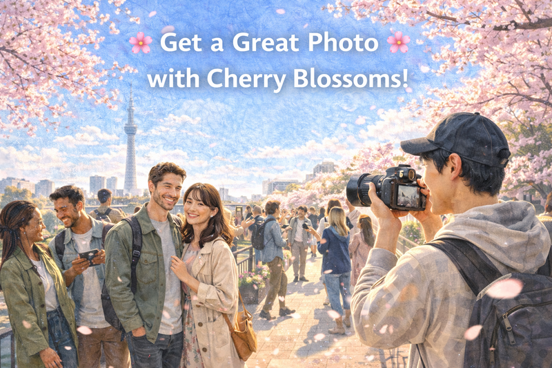 【英会話:ネイティブと繋がろう！】国際交流ウォーキング@隅田川🌸