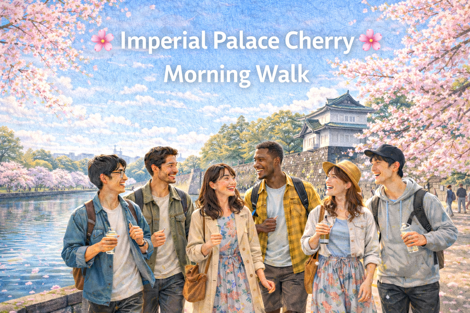 【英会話:ネイティブと繋がろう！】国際交流ウォーキング@皇居