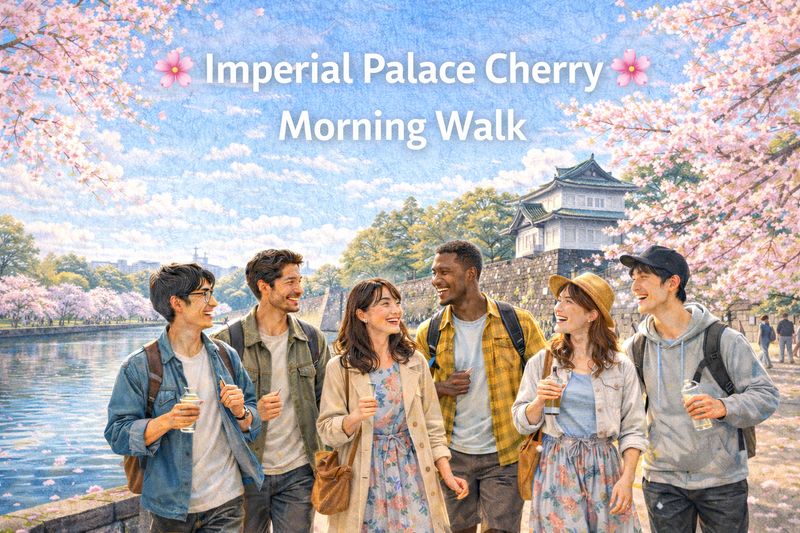 【英会話:ネイティブと繋がろう！】国際交流ウォーキング@皇居