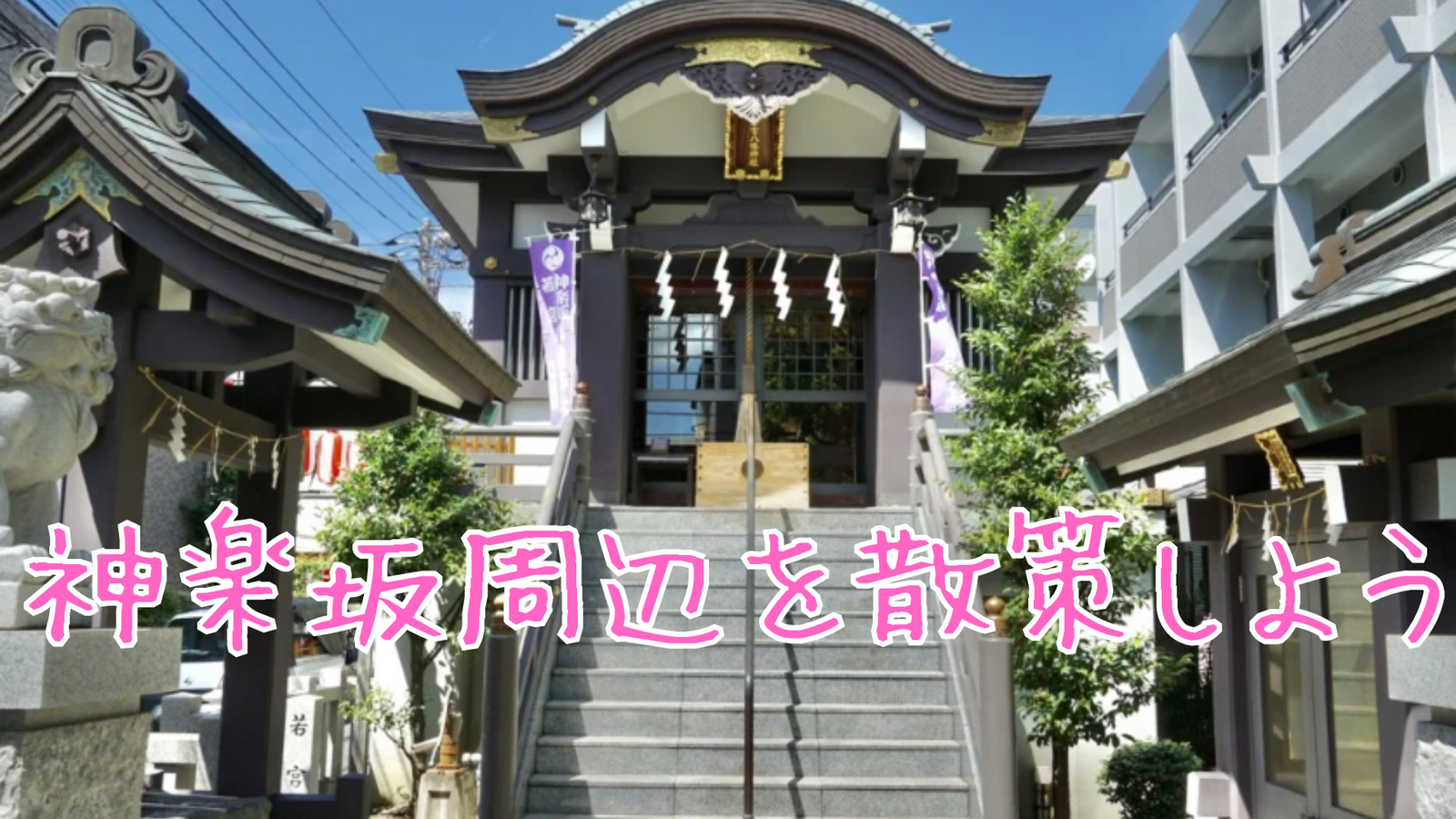 迷路を楽しもう😊！神楽坂周辺の裏道散策〜若宮町や横丁巡り～🌸