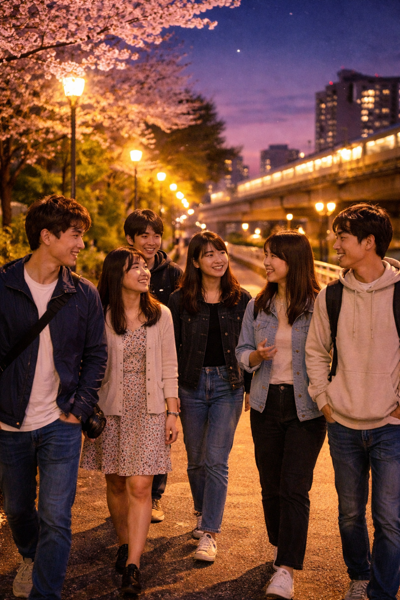 夜の空気吸いに行きましょう！！