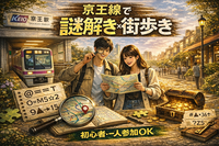 都営線で謎解き×街歩き【初心者歓迎】～鉄道探偵と2つの発車ベル 京王線編～