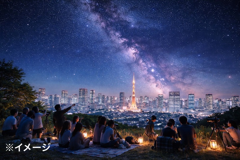 【男女主催】月と木星の接近を観察！星空＆チョイ飲み交流会🌙✨ 