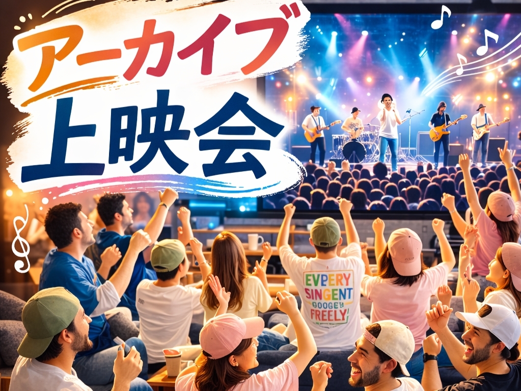 【20代30代限定】🎸✨みんなでフェス気分！アーカイブ上映会✨