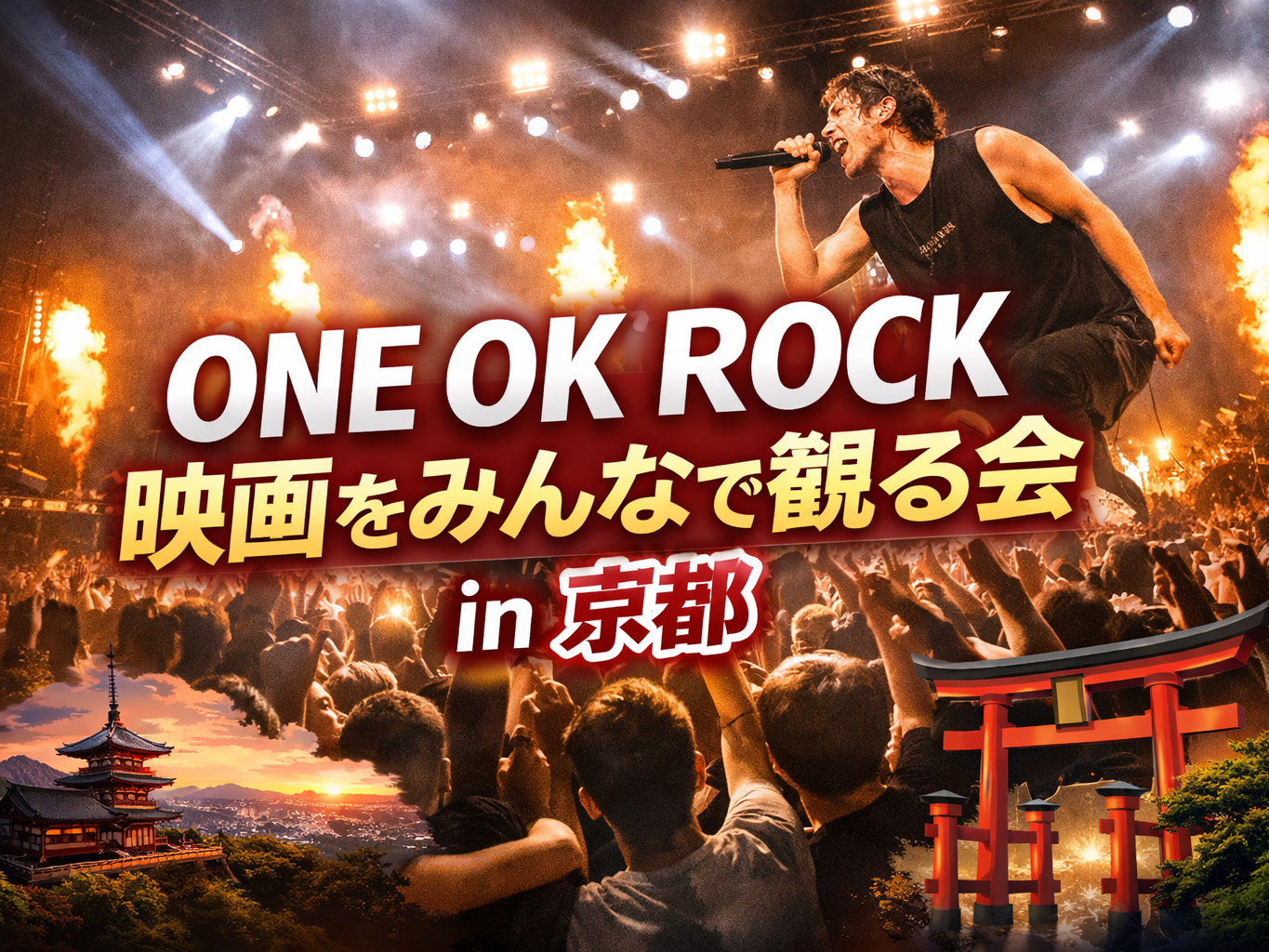 【京都イオン🎬】ONE OK ROCK映画をみんなで観よう🎸oorさんと繋がりたい♪