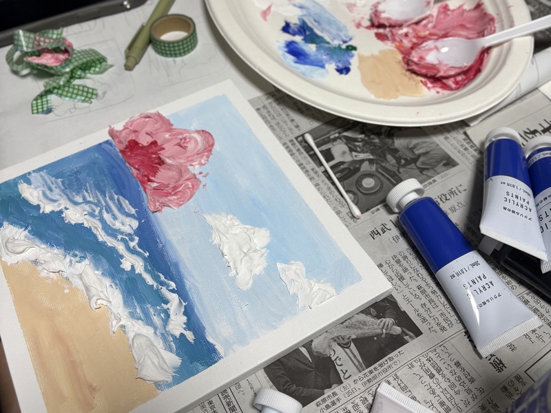 【3/29開催】川越の公園でテクスチャーアート体験🎨初心者大歓迎✨