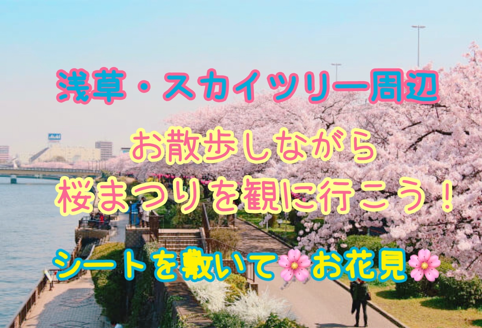 【浅草・押上】女性主催🌸春を感じに桜まつりへ行こう🌸【みんなで食べ歩きも！】