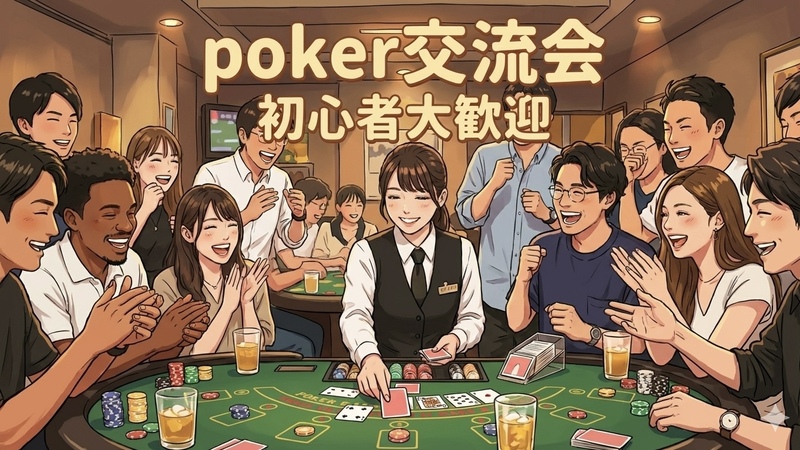 🌸テキサスホールデムポーカーオフ会🌸 🔰初心者・友達作り＆交流オフ会🃏　初めての方も歓迎✨
