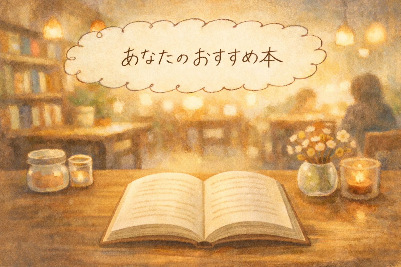 3/26(木) ゆったりおしゃべり夜カフェ☕✨
【あなたのおすすめ本紹介】