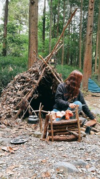 【GW2泊3日】秘境の森でサバイバルキャンプ🌿【ブッシュクラフト】