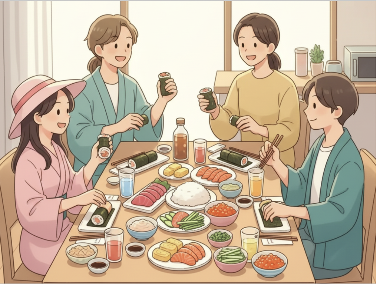 【リピーター限定】持寄り手巻き寿司パーティー🍣 終わったらボドゲも！ in 渋谷