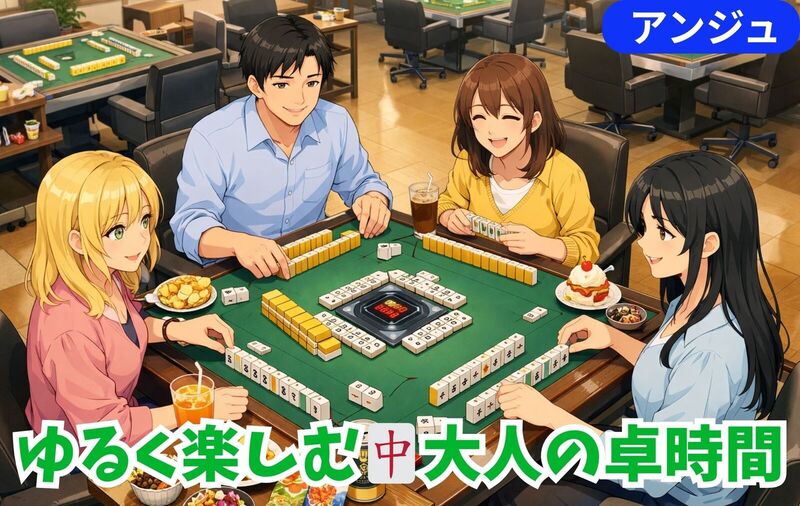 ✨わくわく麻雀交流会😄🔰初心者歓迎＆ルール説明あり✨男性満席