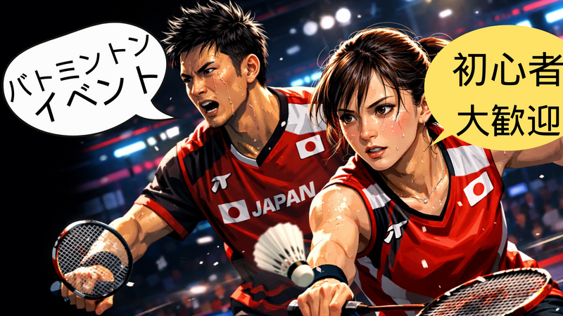 【土曜夕方バドミントン🏸】初心者・未経験・おひとり参加歓迎！気軽に楽しむゆる交流会＠下北沢エリア