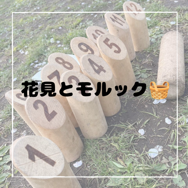 【【4/4(土)錦糸町・猿江恩賜公園🌸】20・30代限定！初心者OK花見＆モルック体験ピクニック🧺